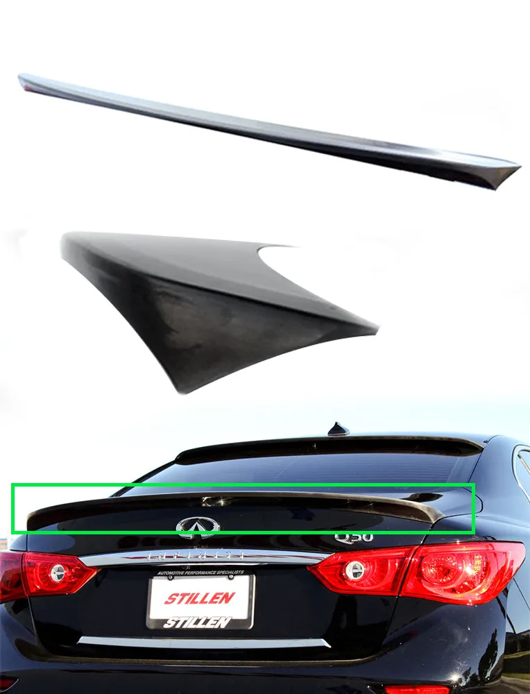 2014-2024 Infiniti Q50 Rear Spoiler [Unpainted] - KB11223