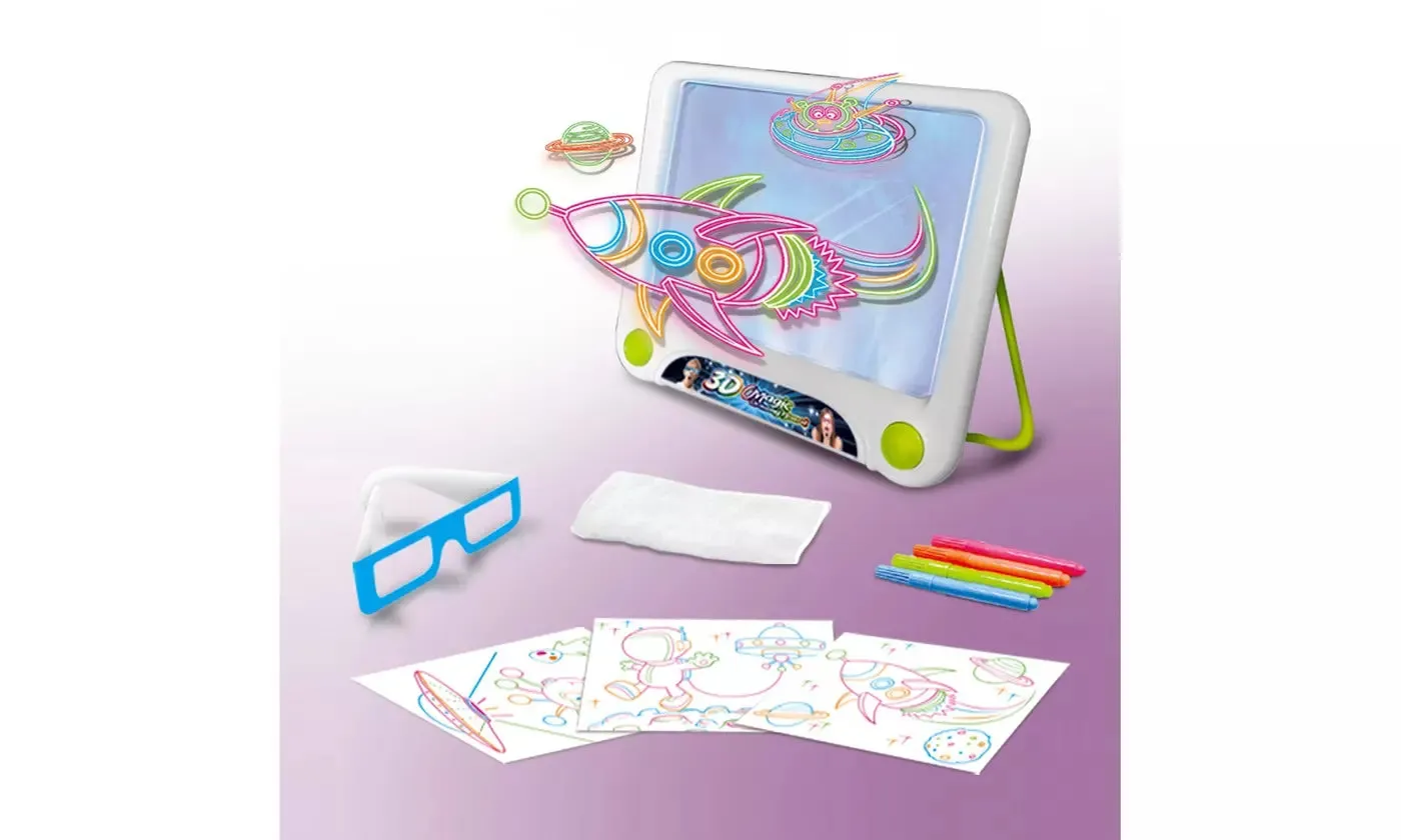 3D Magic Drawing Board (With 3D Glasses)