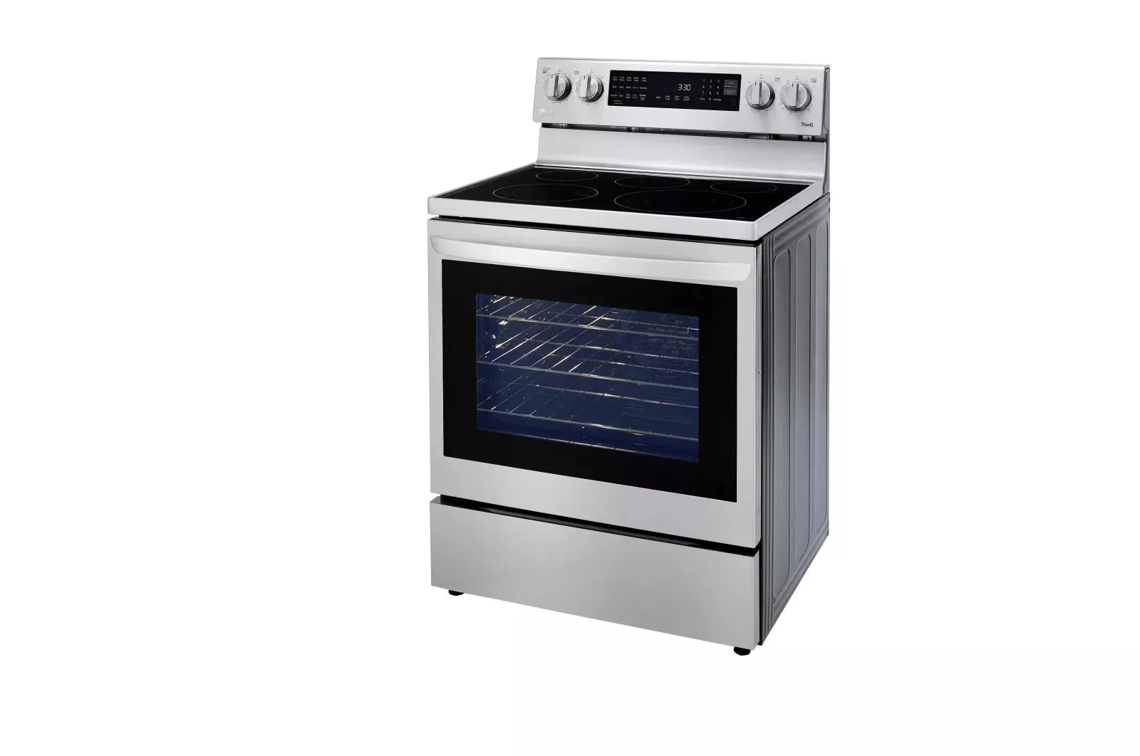 6.3 cu ft. Smart Wi-Fi Enabled True Convection InstaView(R) Electric Range with Air Fry - (LREL6325F)