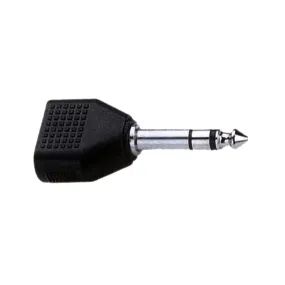 6.3 Stereo jack plug (M) to 2x 3.5 stereo (F)