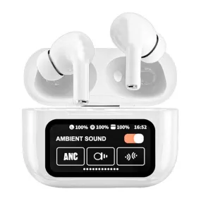 A9 Pro Smart Touch Wireless Earbuds with Superior Noise Cancellation Technology