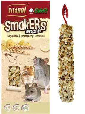 A&E Smakers Cheese Rodent Stick Treat 3.17 oz. (2 Pack)