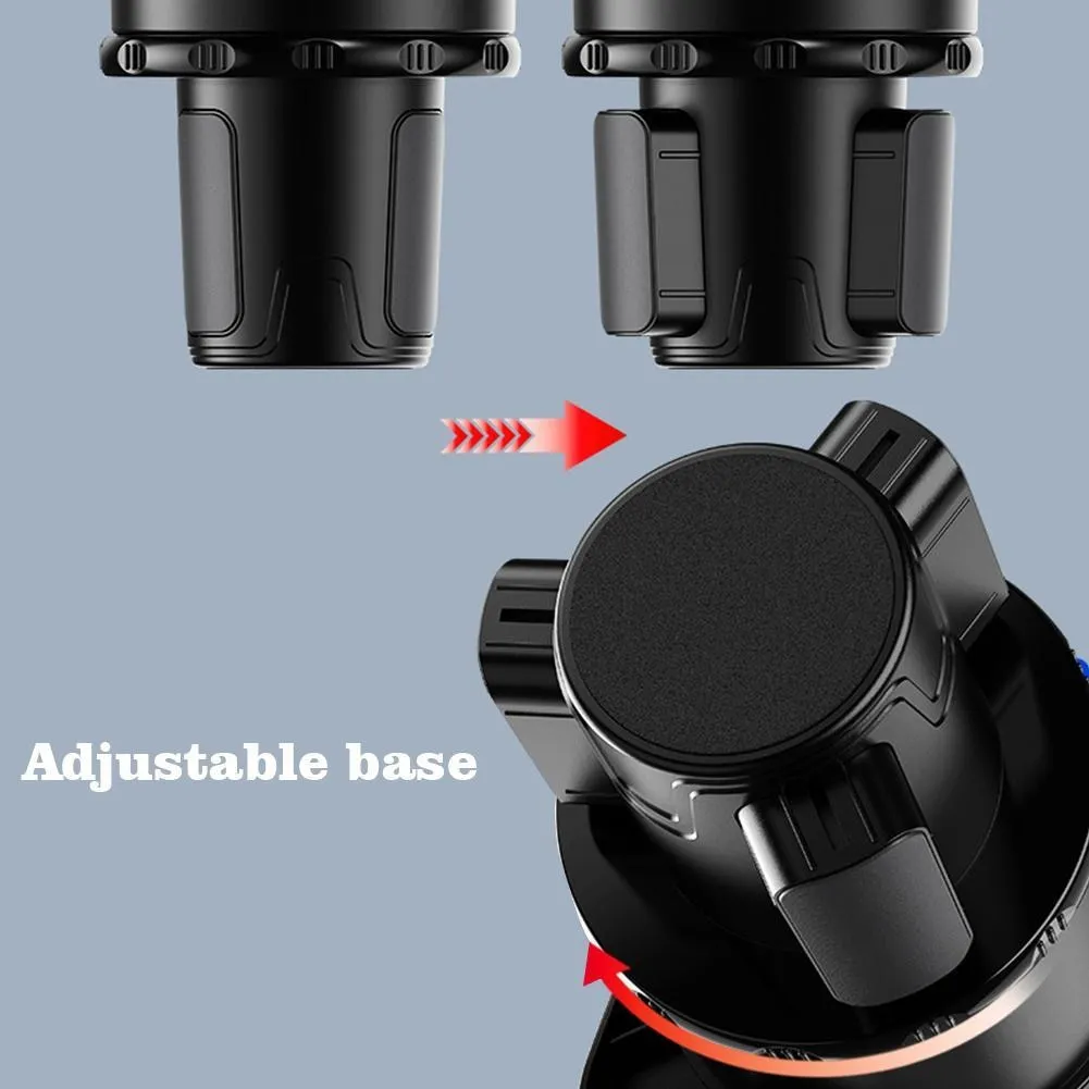 Adjustable Car Cup Holder Extender Tray