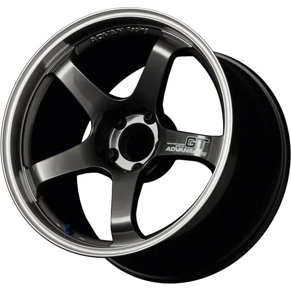 Advan GT 18x10.5  15 5-114.3 Machining & Racing Metal Black Wheel