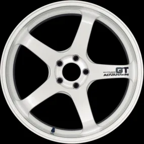 Advan GT Premium Version 19x10.5  32 5-112 Racing White Wheel