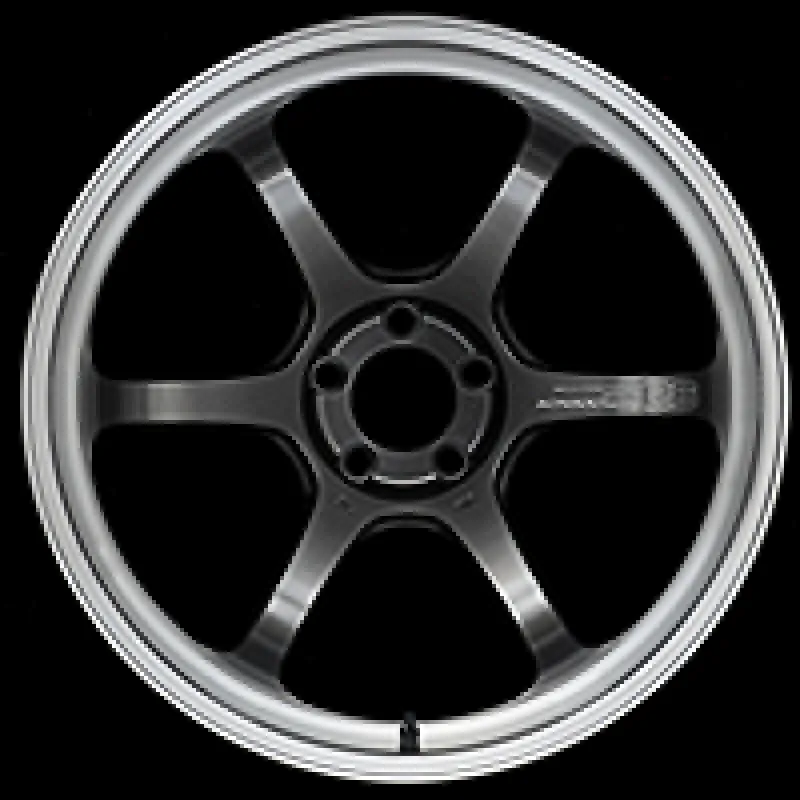 Advan R6 18x10.5  32 5-112 Machining & Racing Hyper Black Wheel