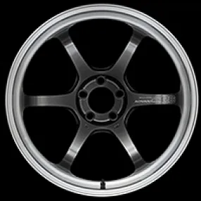 Advan R6 18x10.5  32 5-112 Machining & Racing Hyper Black Wheel