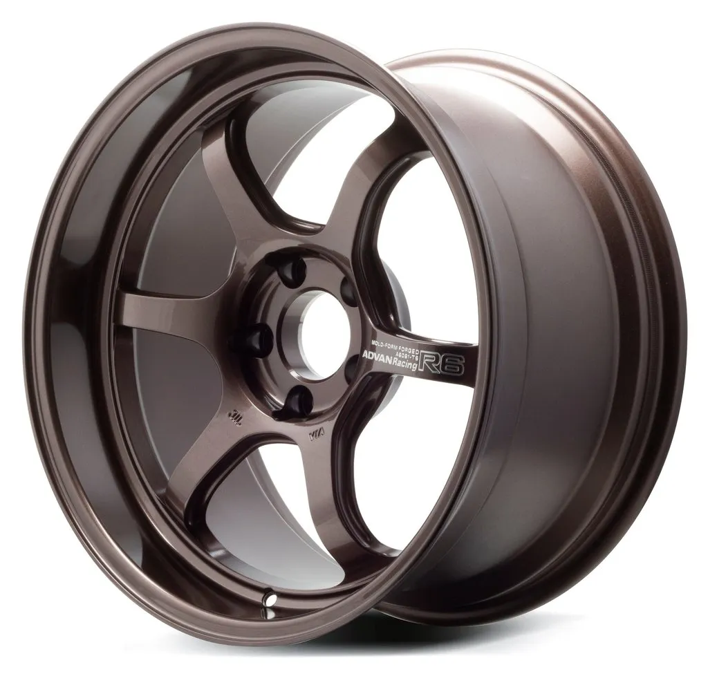 Advan R6 18x9.5  45 5-120 Racing Copper Bronze Wheel