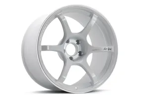 Advan RG-4 18x10.5  15 5-114.3 Racing White Metallic & Ring Wheel