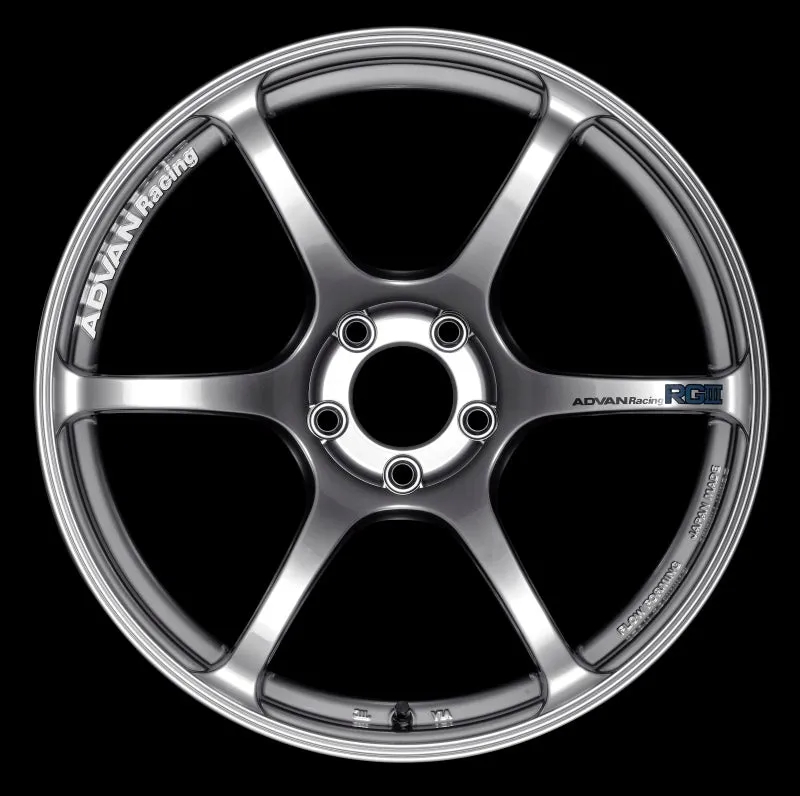 Advan RGIII 17x9.0  35 5-114.3 Racing Hyper Black Wheel