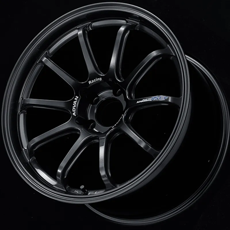 Advan RS-DF Progressive 18x9.0  50 5-112 Racing Titanium Black Wheel