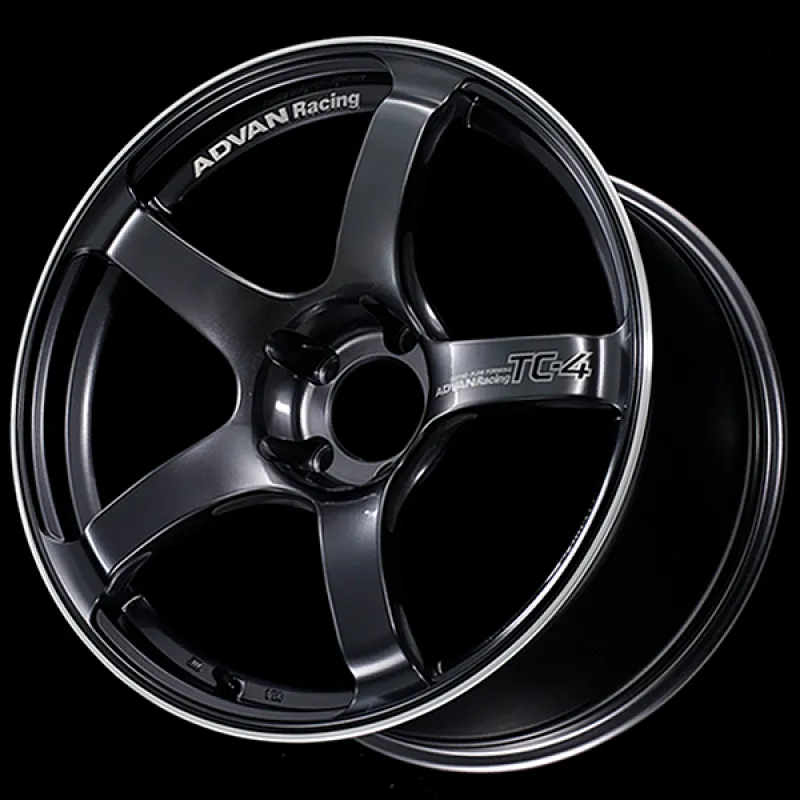 Advan TC4 18x8.5  38 5-114.3 Racing Gunmetallic and Ring Wheel