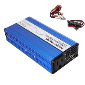 Aims Power PWRI18012S 180 Watt Pure Sine Power Inverter w/ USB Port New