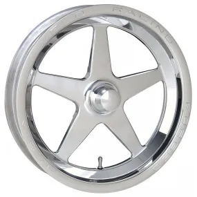 AlumaStar 2.0 1-Piece 15 x 3.5" Spindle Mount Wheel, Black Finish WE788B-15001