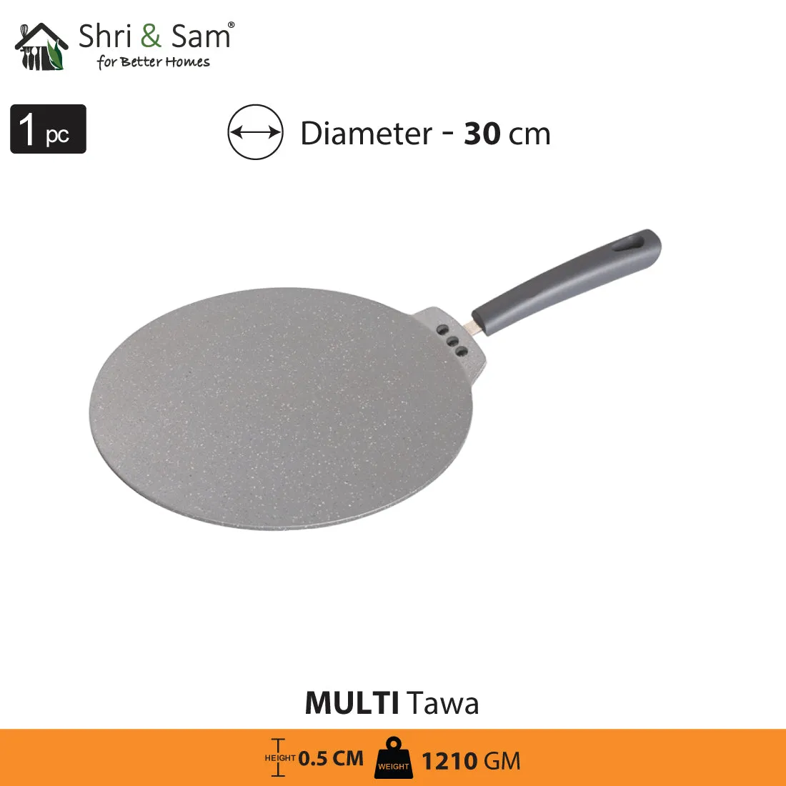 Aluminium Non-Stick Multi Tawa NEW Primestone