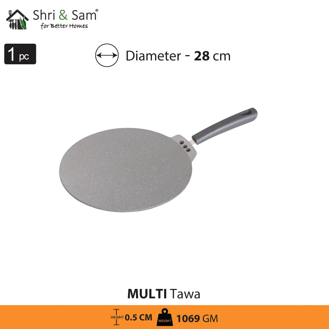 Aluminium Non-Stick Multi Tawa NEW Primestone