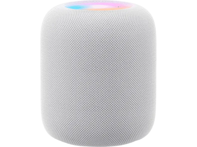 APPLE HomePod (2.ª generación), Altavoz inteligente, Siri, 360º, Bluetooth® 5.0, WiFi, HomeKit, Blanco