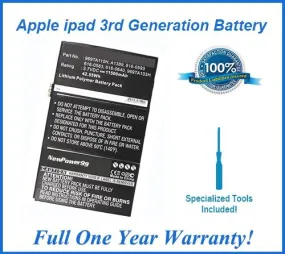 Apple iPad 3rd Generation Battery with Special Installation Tools