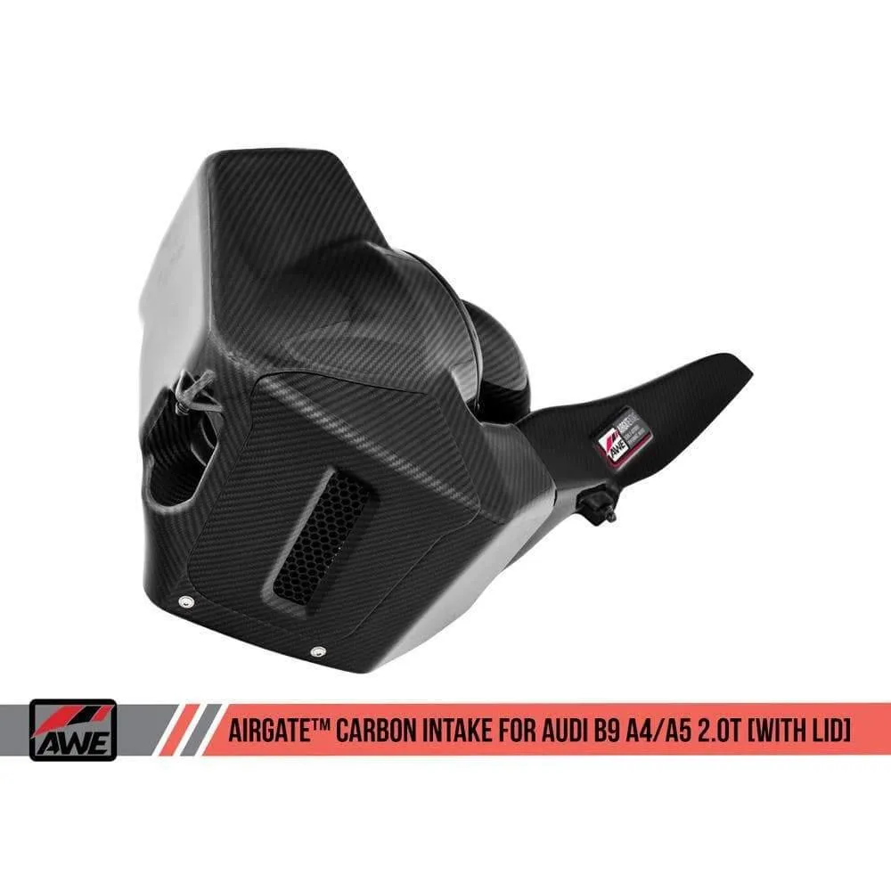 AWE AirGate Carbon Intake | 17-19 Audi A4 / 18-19 A5 B9 2.0T (2660-15028/30)