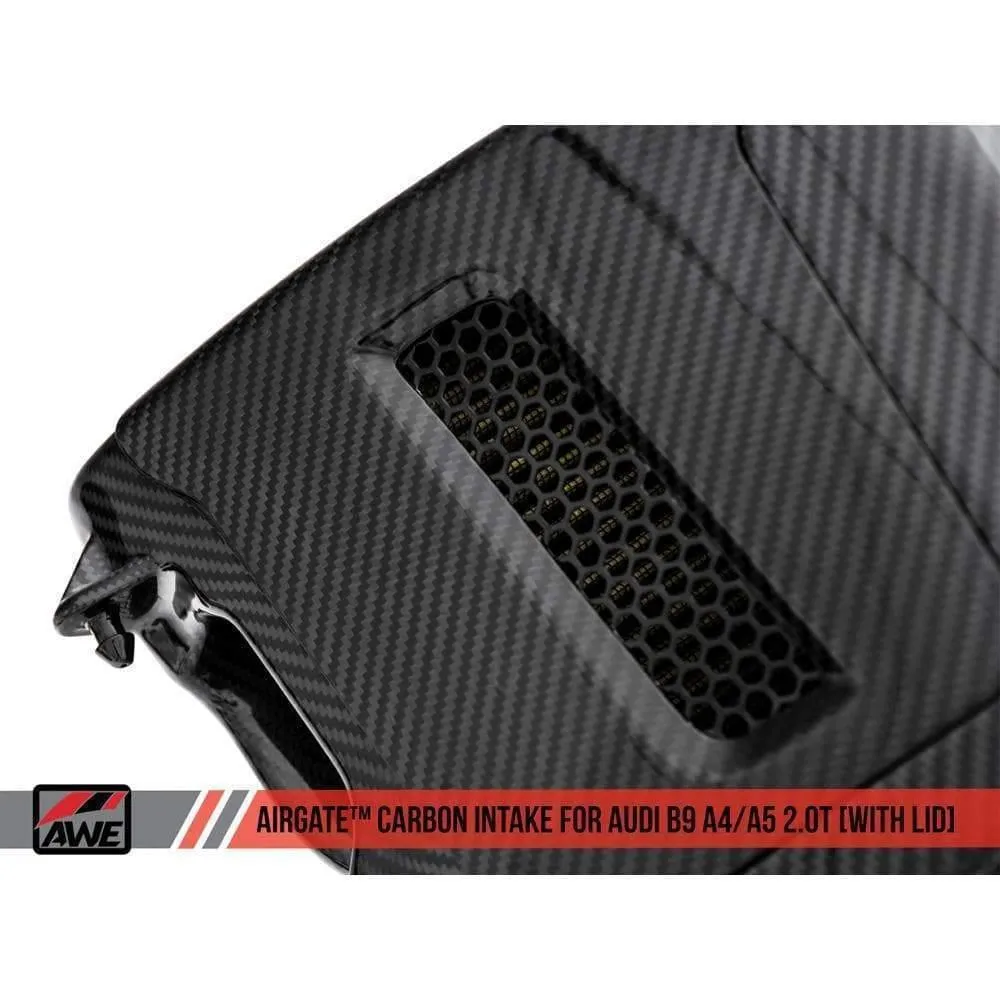 AWE AirGate Carbon Intake | 17-19 Audi A4 / 18-19 A5 B9 2.0T (2660-15028/30)