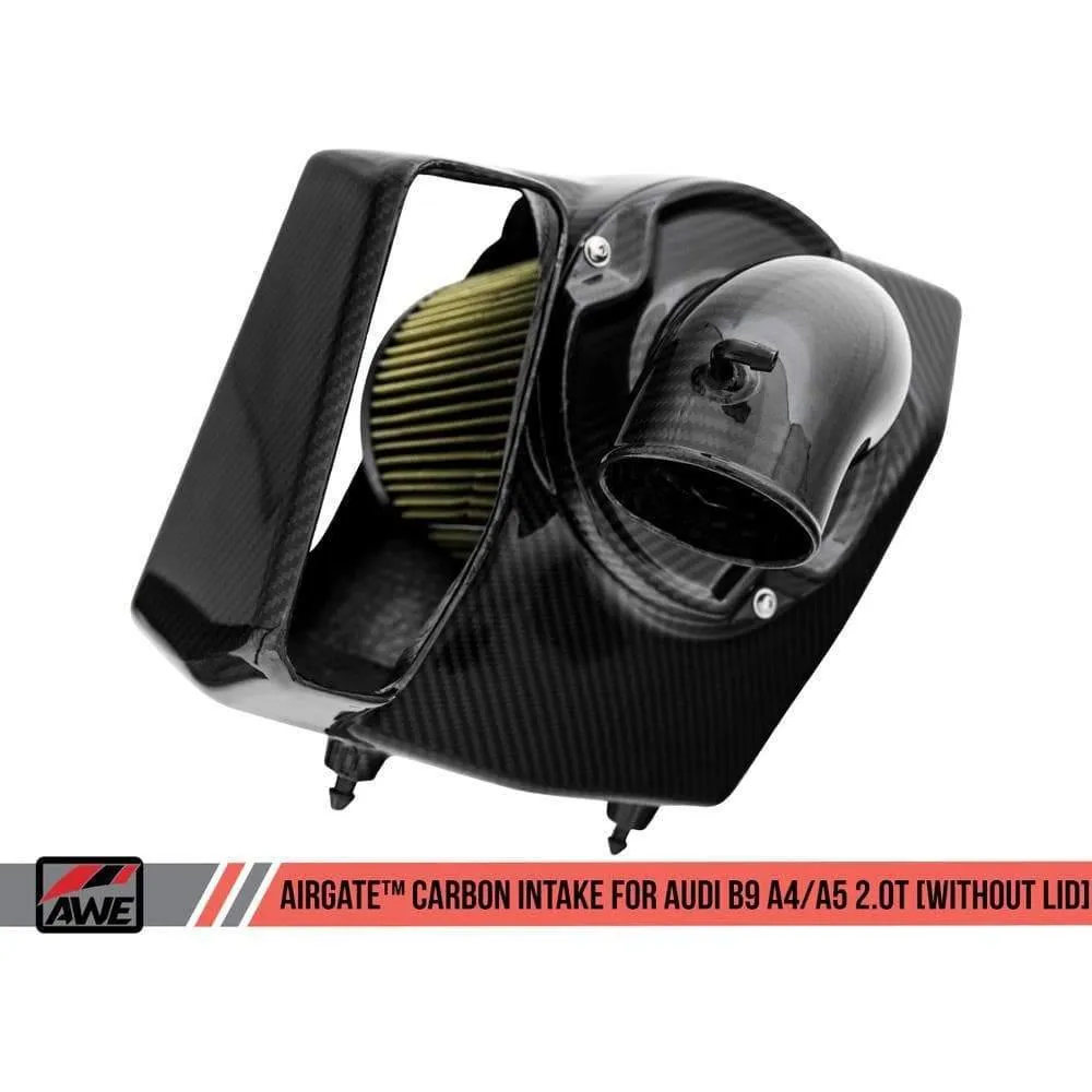 AWE AirGate Carbon Intake | 17-19 Audi A4 / 18-19 A5 B9 2.0T (2660-15028/30)