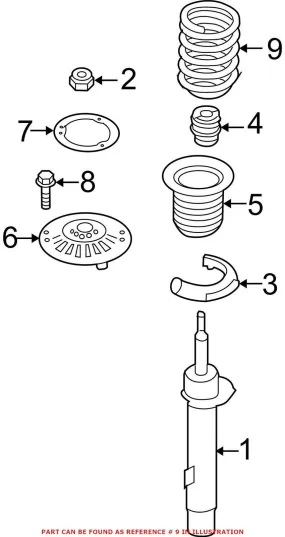 BMW Coil Spring – Front 31336851919