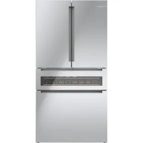 Bosch 36-inch, 20.5 cu.ft. Counter Depth French 4-Door Refrigerator with FlexBar™ B36CL81ENG