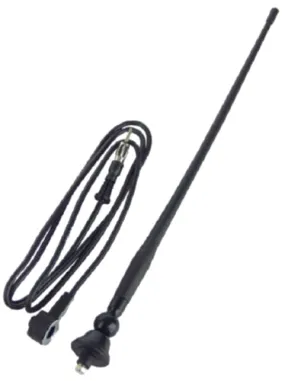 Boss AM/FM Stereo Antenna 12" Black Rubber MRANT12 | 2024