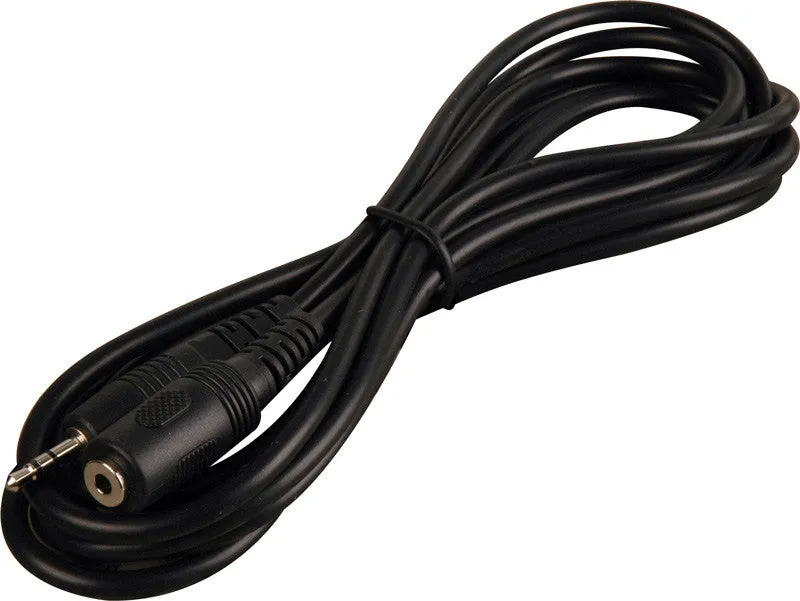 Calrad LANC-12F 2.5mm Male to 2.5mm Female Camera Control Extension Cable 12FT