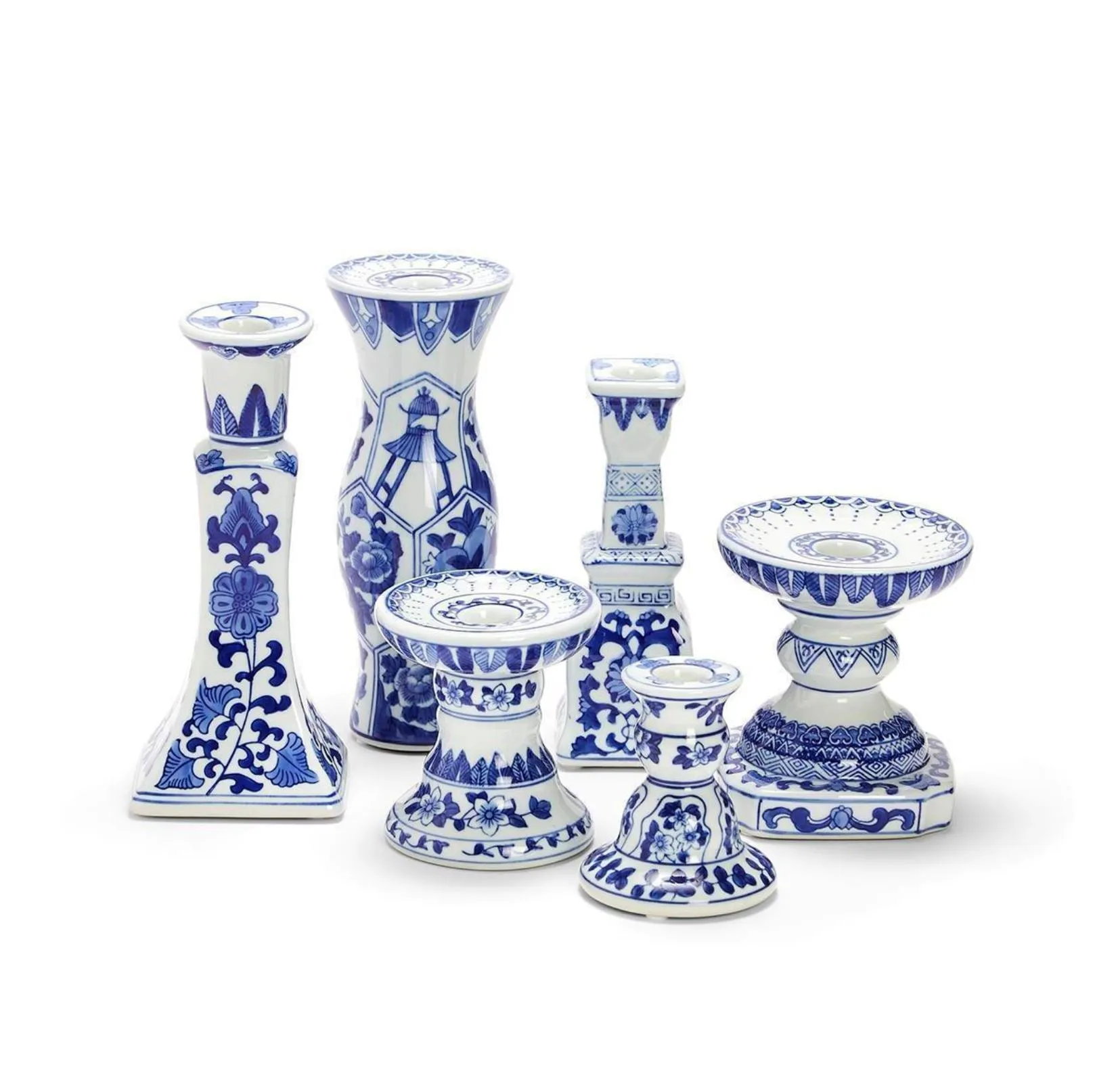 Canton Collection - Candle Stick Holders