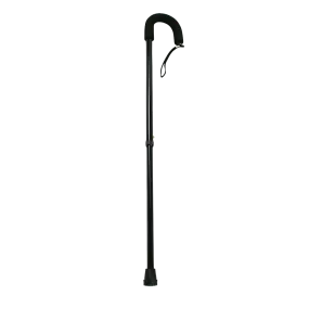 Crook Handle Black Walking Stick