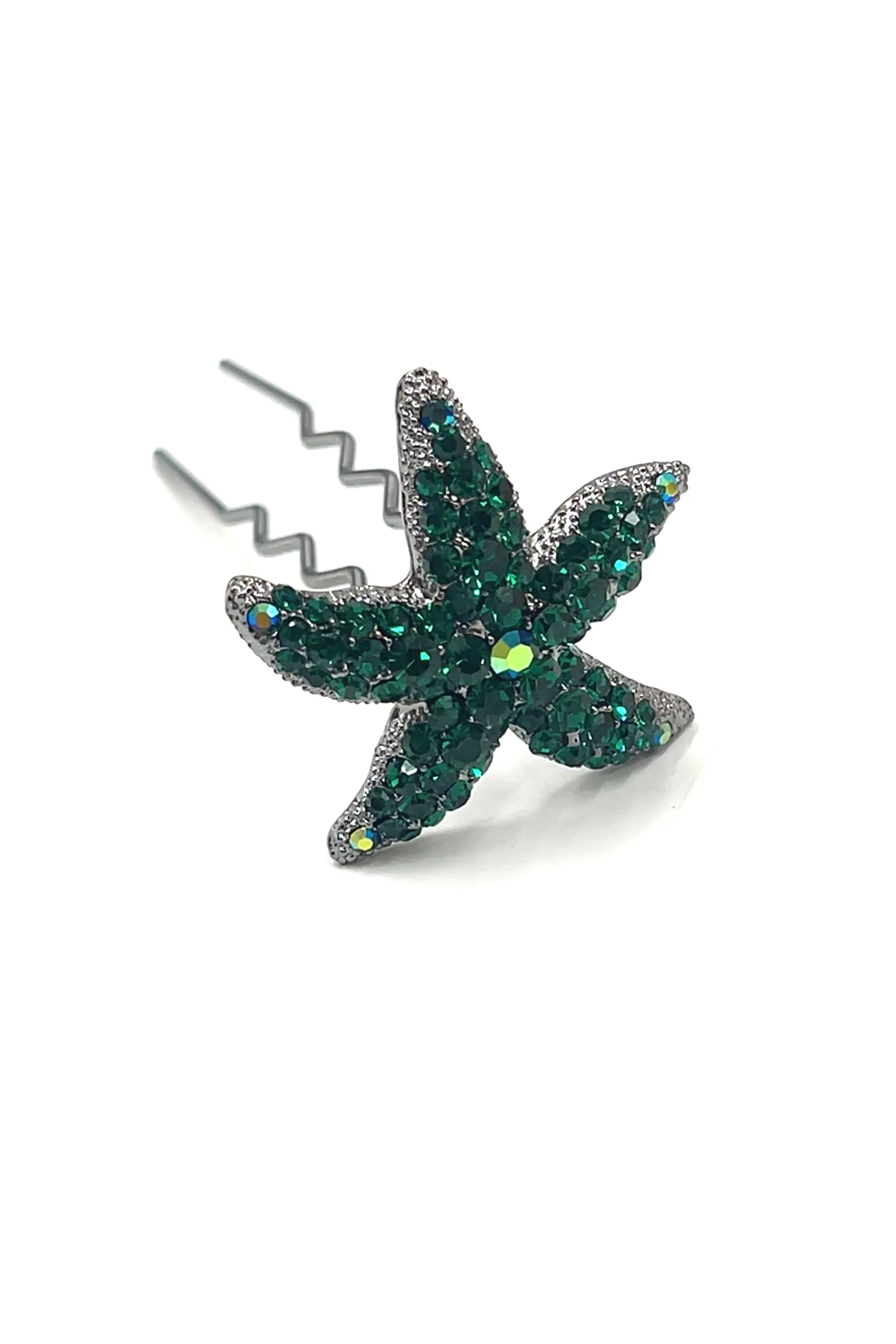 Crystal Starfish Hair Stick