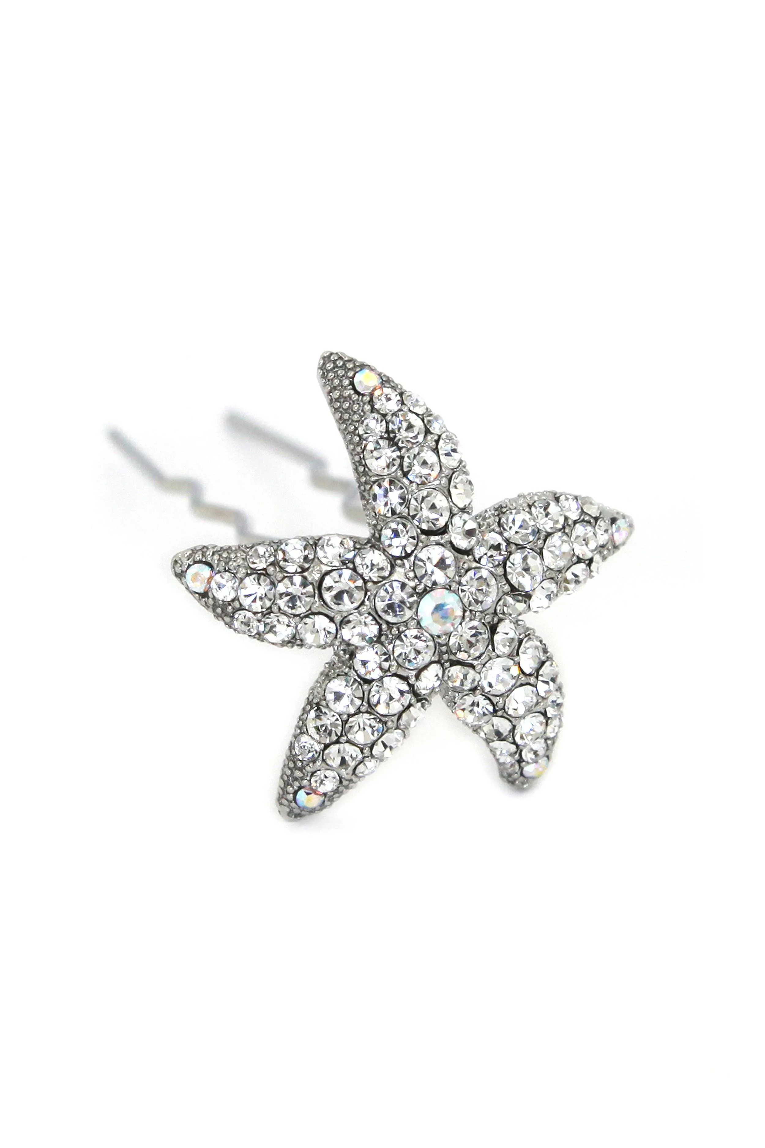 Crystal Starfish Hair Stick