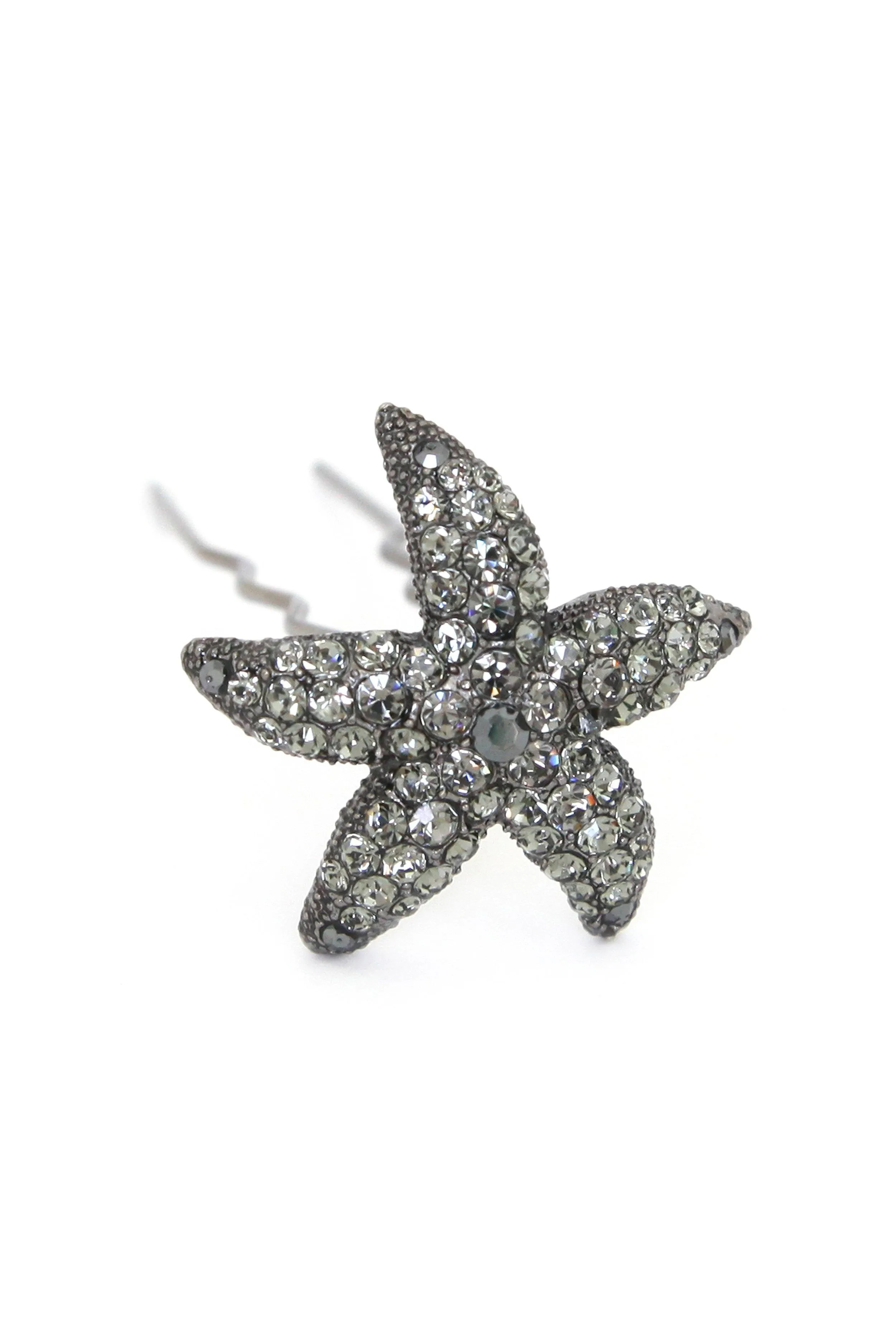 Crystal Starfish Hair Stick