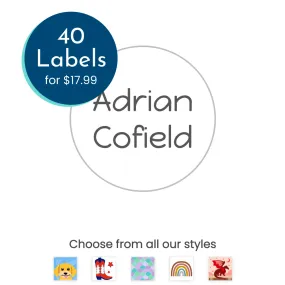 Custom Clothing Labels - Half Order