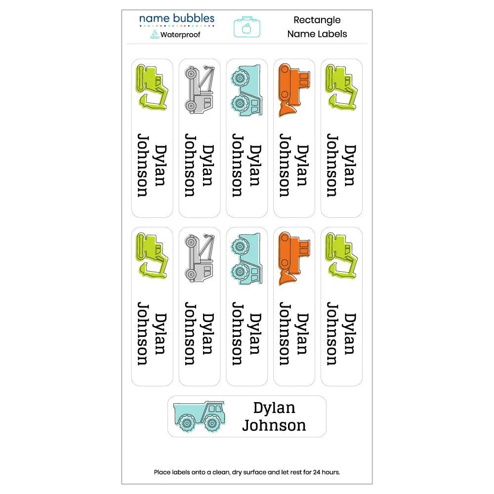 Custom Sticker Name Labels