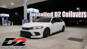 D2 Racing RS Coilovers 10th Gen Civic (2016 - 2021)