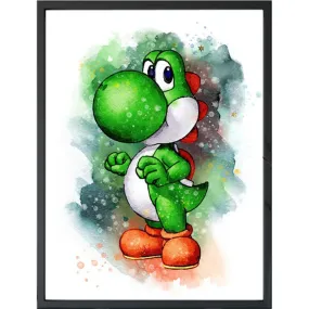 DIY Cartoon Diamond Painting Kit | Super Mario Bros Character | Yoshi Diamond Painting | Super Mario Bros Dragon