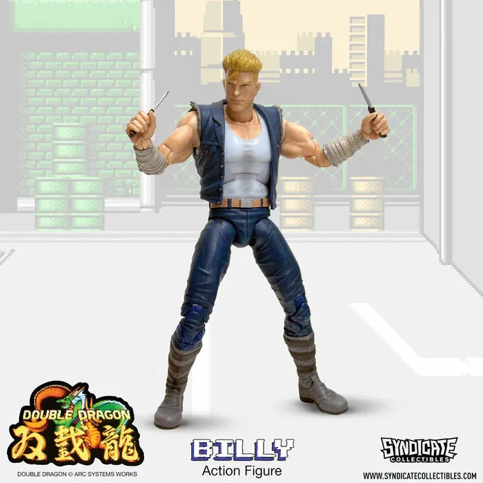 Double Dragon Billy Lee 7" Inch Deluxe Action Figure - Syndicate Collectibles