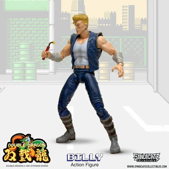 Double Dragon Billy Lee 7" Inch Deluxe Action Figure - Syndicate Collectibles