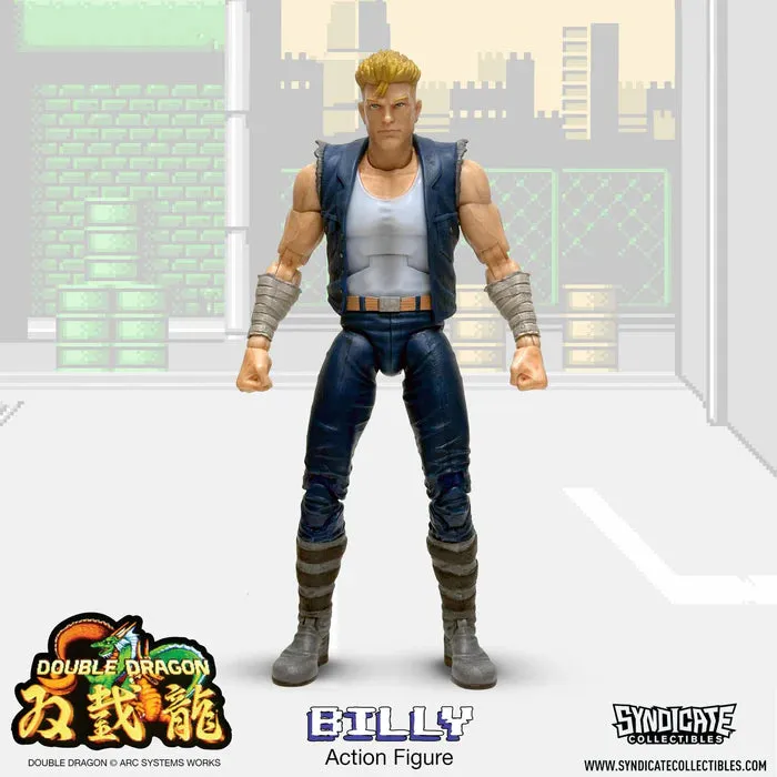 Double Dragon Billy Lee 7" Inch Deluxe Action Figure - Syndicate Collectibles