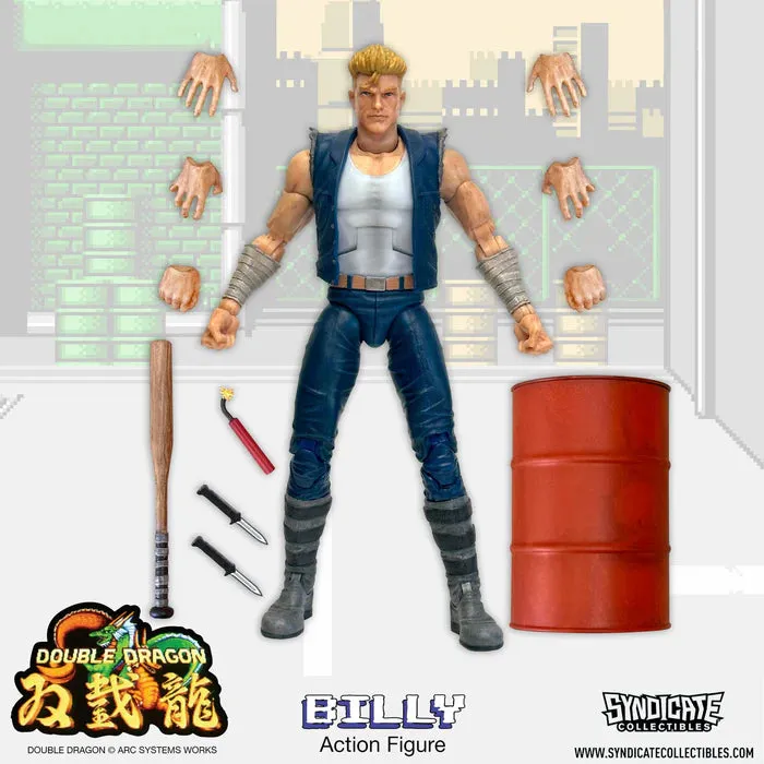 Double Dragon Billy Lee 7" Inch Deluxe Action Figure - Syndicate Collectibles