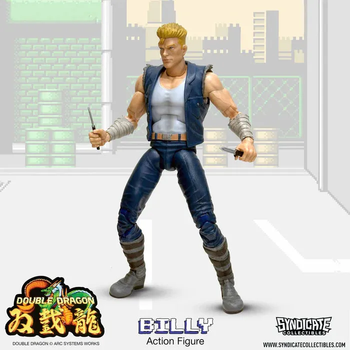 Double Dragon Billy Lee 7" Inch Deluxe Action Figure - Syndicate Collectibles