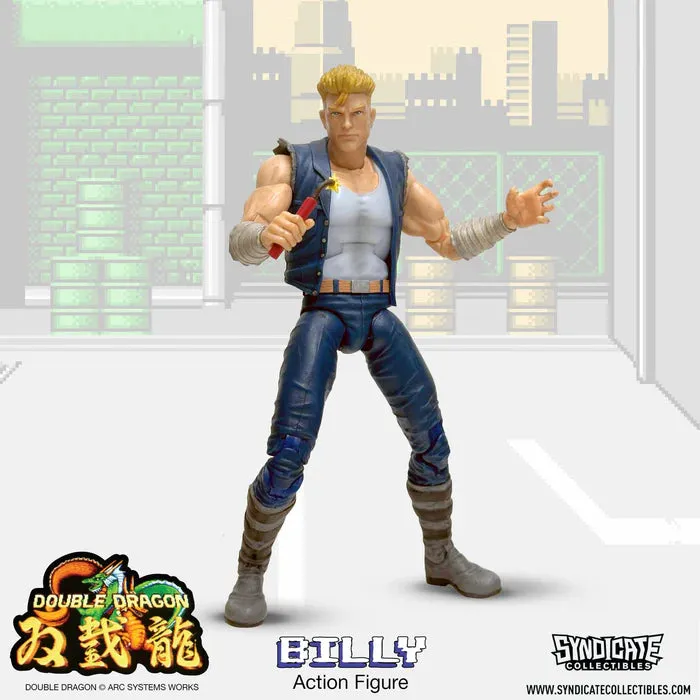 Double Dragon Billy Lee 7" Inch Deluxe Action Figure - Syndicate Collectibles