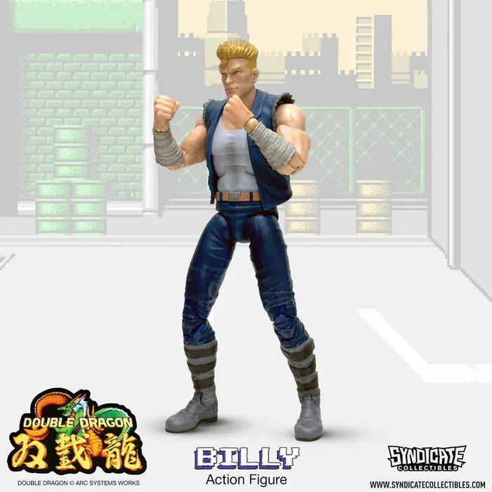 Double Dragon Billy Lee 7" Inch Deluxe Action Figure - Syndicate Collectibles