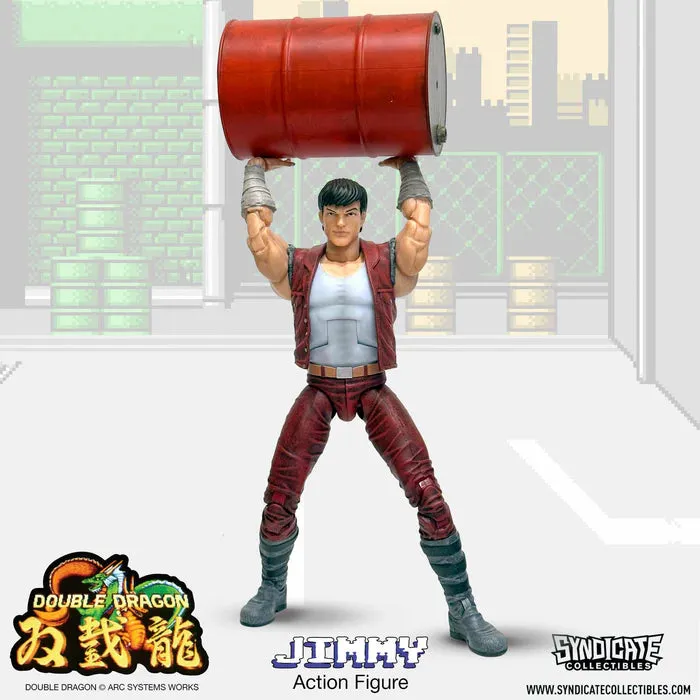 Double Dragon Jimmy Lee 7" Inch Deluxe Action Figure - Syndicate Collectibles