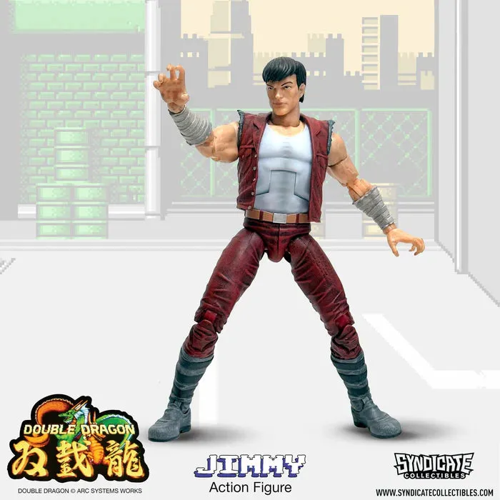 Double Dragon Jimmy Lee 7" Inch Deluxe Action Figure - Syndicate Collectibles