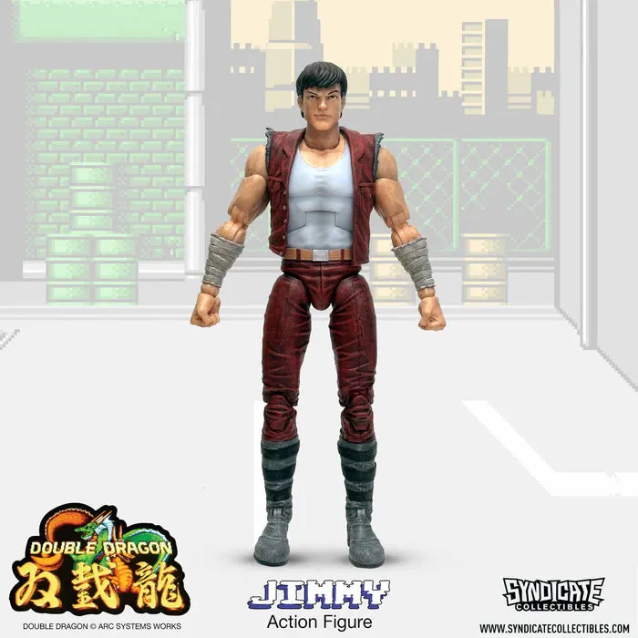 Double Dragon Jimmy Lee 7" Inch Deluxe Action Figure - Syndicate Collectibles