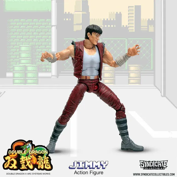 Double Dragon Jimmy Lee 7" Inch Deluxe Action Figure - Syndicate Collectibles