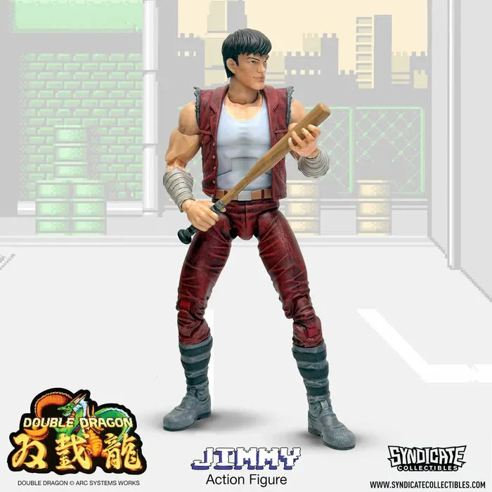 Double Dragon Jimmy Lee 7" Inch Deluxe Action Figure - Syndicate Collectibles